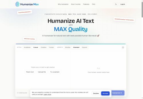 Humanizemax AI - Paraphraser logo