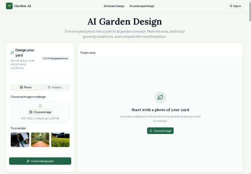 AI Garden - Landscape Design logo