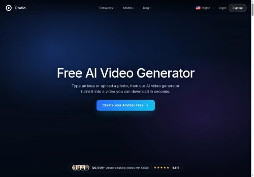 Onvid AI - Video generation logo