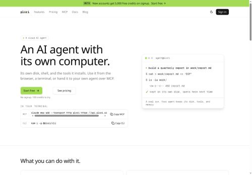 Plori AI - AI Agents logo