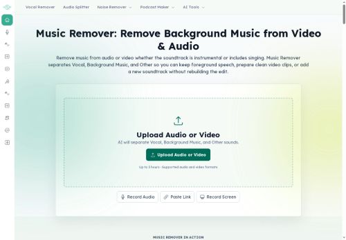 MusicRemover AI - Audio editing logo