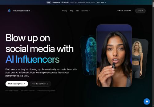 Influencer Studio - AI Characters
