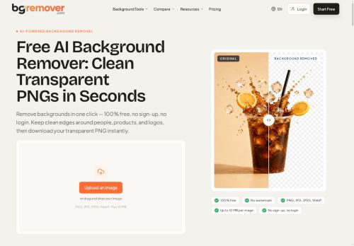 bgremover.com - Photo editing
