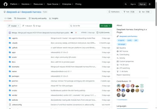 Deepseek harness - AI Agents