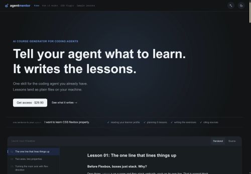 agentmentor - Course Generator