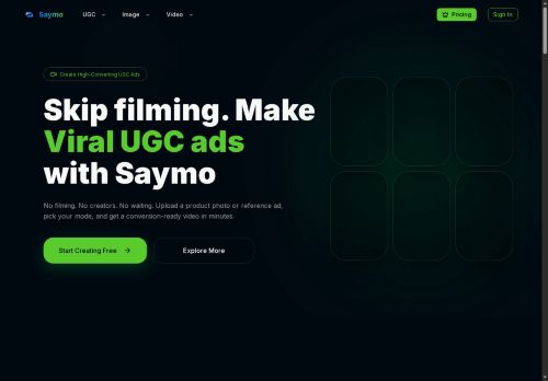 Saymo AI - Video