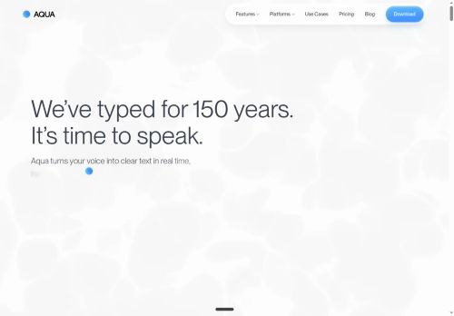 Aqua Voice - Speech-to-text