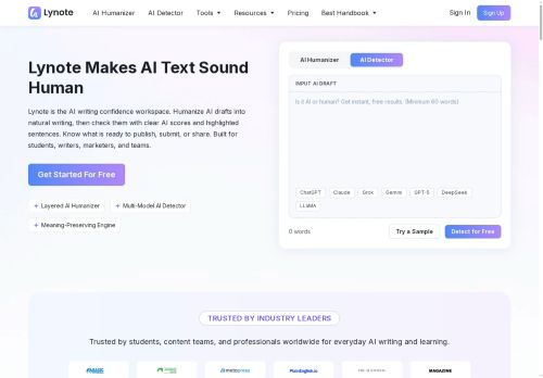 Lynote - Writing