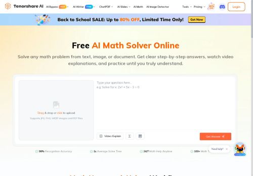 Tenorshare AI Math - Education