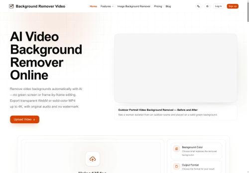 Backgroundremover.video - Video Editing