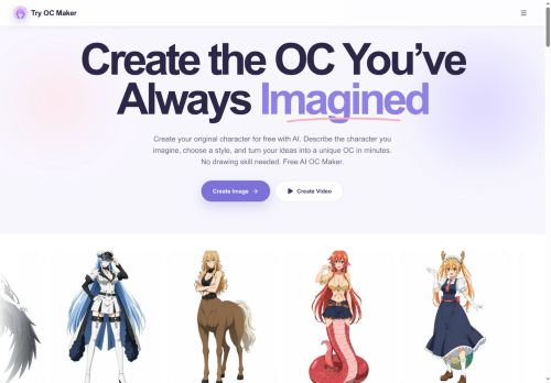 Try OC Maker - AI Characters