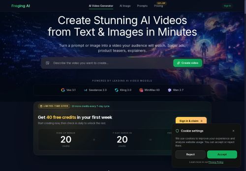 Froging AI - Video