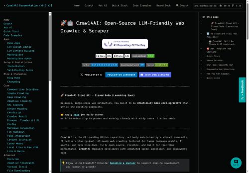 Crawl4AI - Data extraction