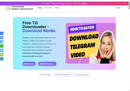 TG Downloader - Chat