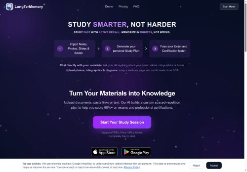 LongTerMemory - Study assistant