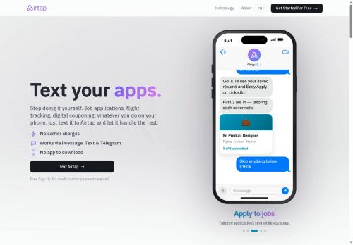 Airtap - Automation