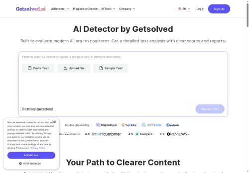 Getsolved AI Detector - AI Detection