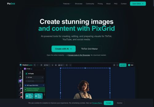 PixGrid - Image editing