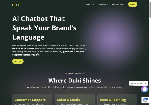 Duki - Customer support