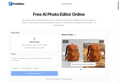 FreeMaker - Image editing