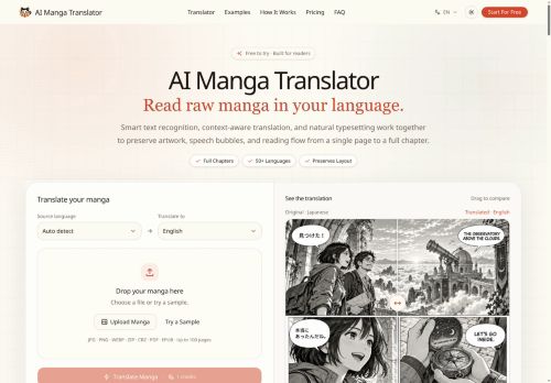 AI Manga Translator - Translation
