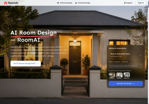 RoomAI - Interior design