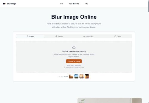 Blurimage - Image editing