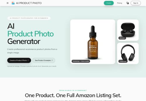 AI PRODUCT PHOTO - Images