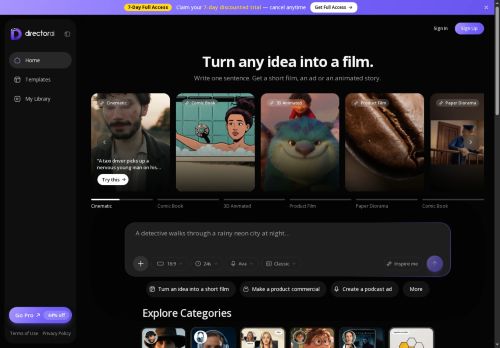 directorai - Text-to-video