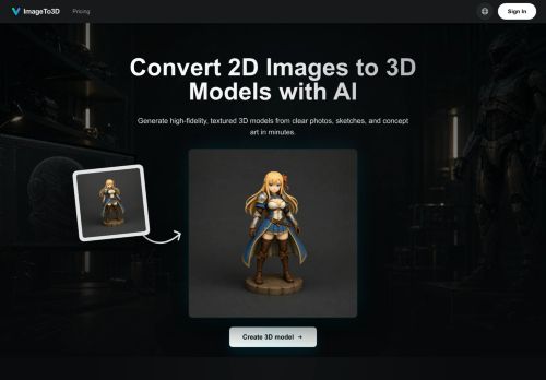 ImageTo3D - 3d