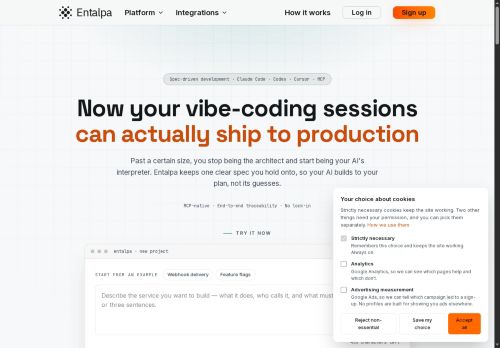 Entalpa - Development