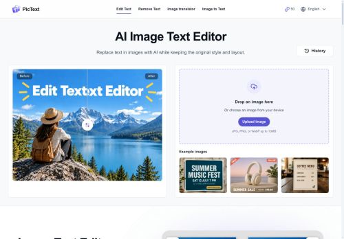 PicText - Image editing
