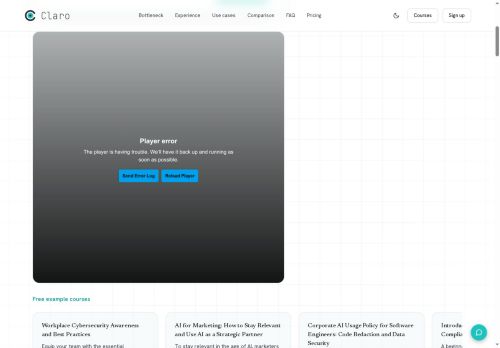 Claro - Course Generator