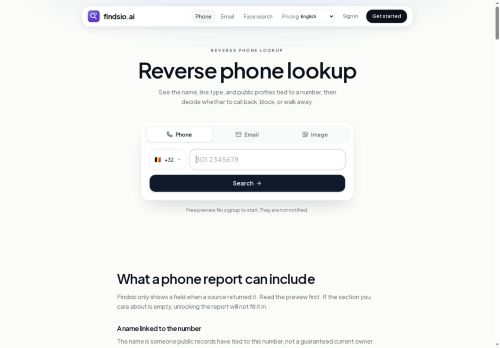 Findsio - Security and Privacy