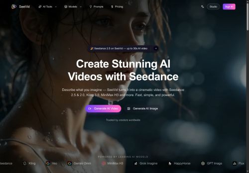 Seedance - Text-to-video