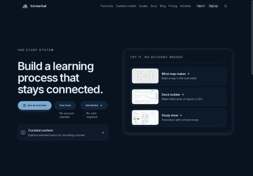ScholarSail - Study assistant
