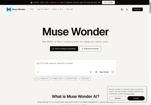 Muse Wonder - Code assistant