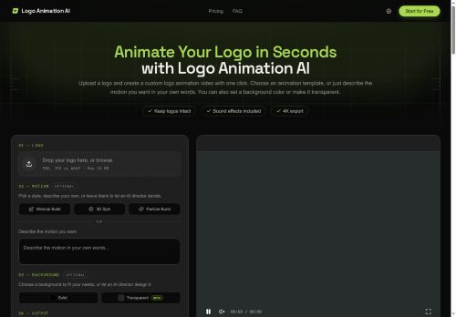 Logo Animation AI - Logo generator