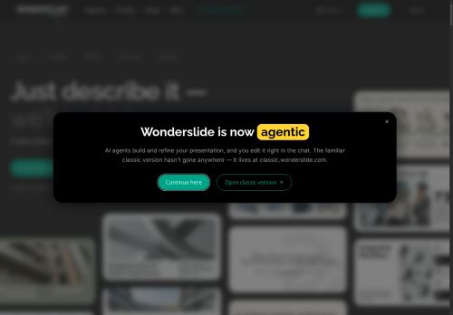 Wonderslide - Presentations