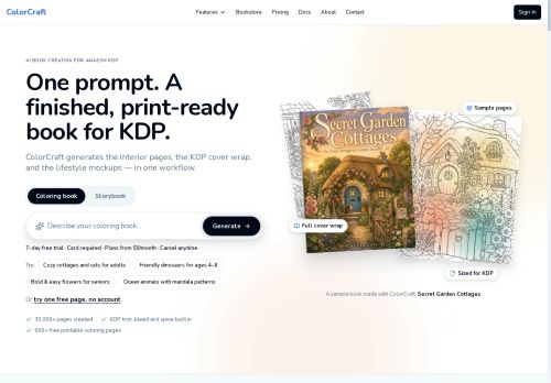 ColorCraft - Book writer