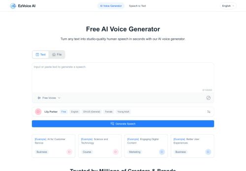 Ezvoice - Text-to-speech