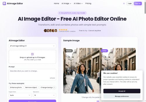 AIImageEditor - Image editing
