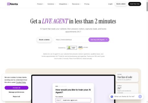 Alenta - Customer support