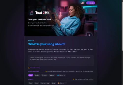 Text2Hit - Music