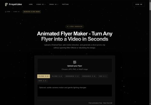 FreyaVideo - Animated Flyer Maker - Video