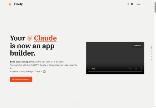 Pilely - AI website builder